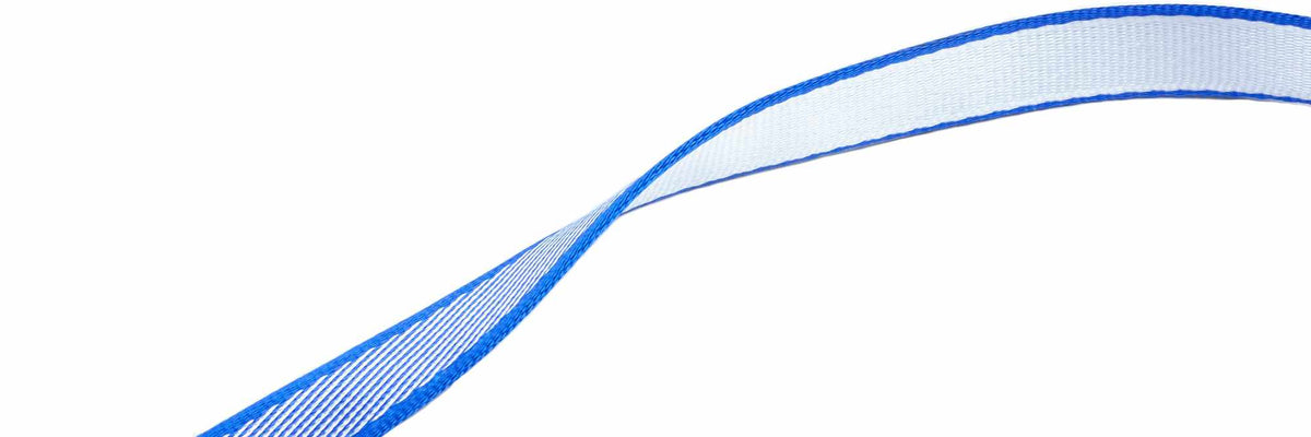 Blue pillowed edges