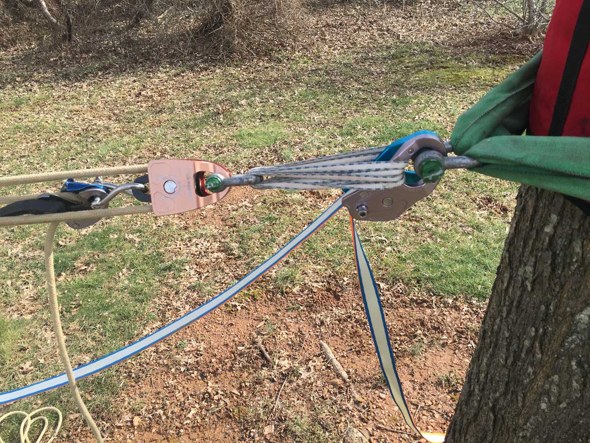 Tensioning Off The Alpine WebLock 4.0