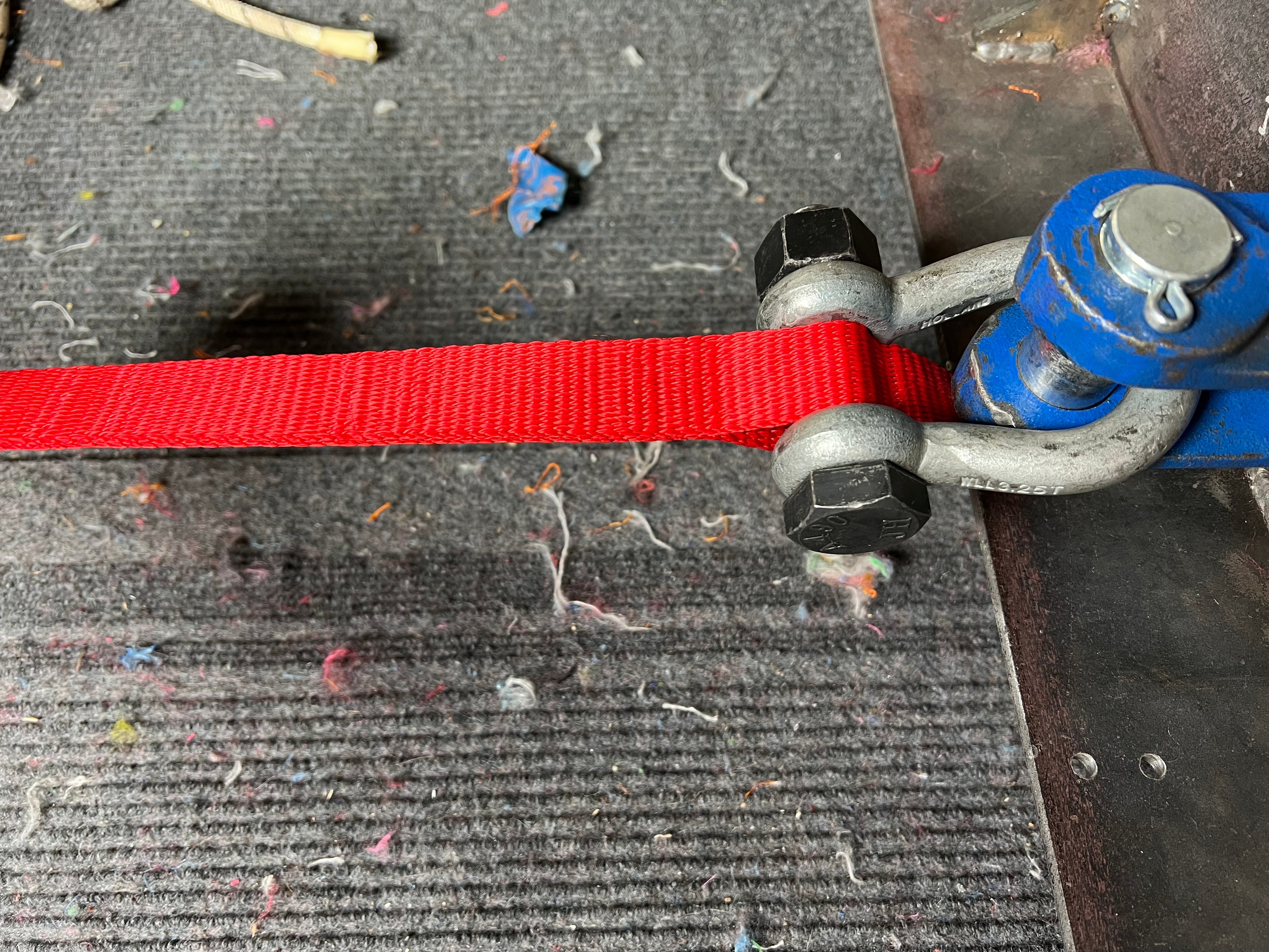 Adjustable Anchor Webbing - Testing the Configurations