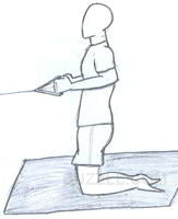 Proper Posture While Tensioning A Slackline