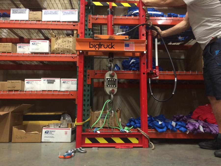 Various Tests with Soft Shackles
