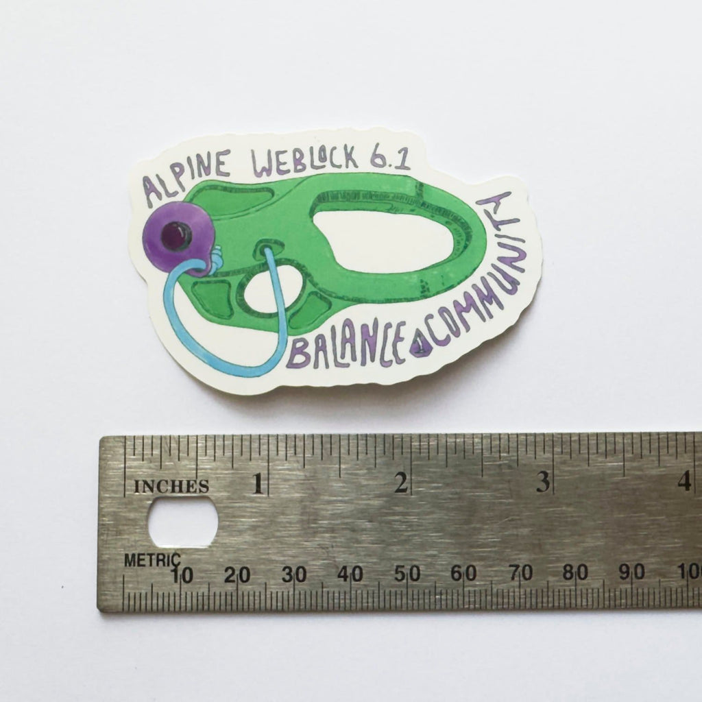 Alpine WebLock 6 Sticker