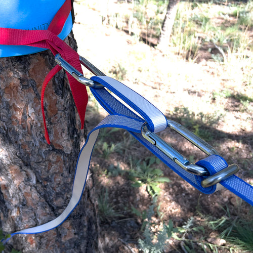 2-Carabiner Primitive Tensioning System